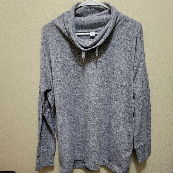 Old Navy Sweaters - Old Navy Active Cowlneck Sweatshirt - gray sz L